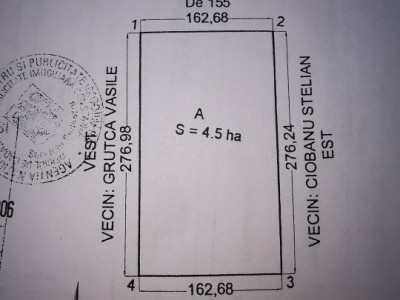 CORBU - Teren extravilan agricol,oportunitate de investitie.